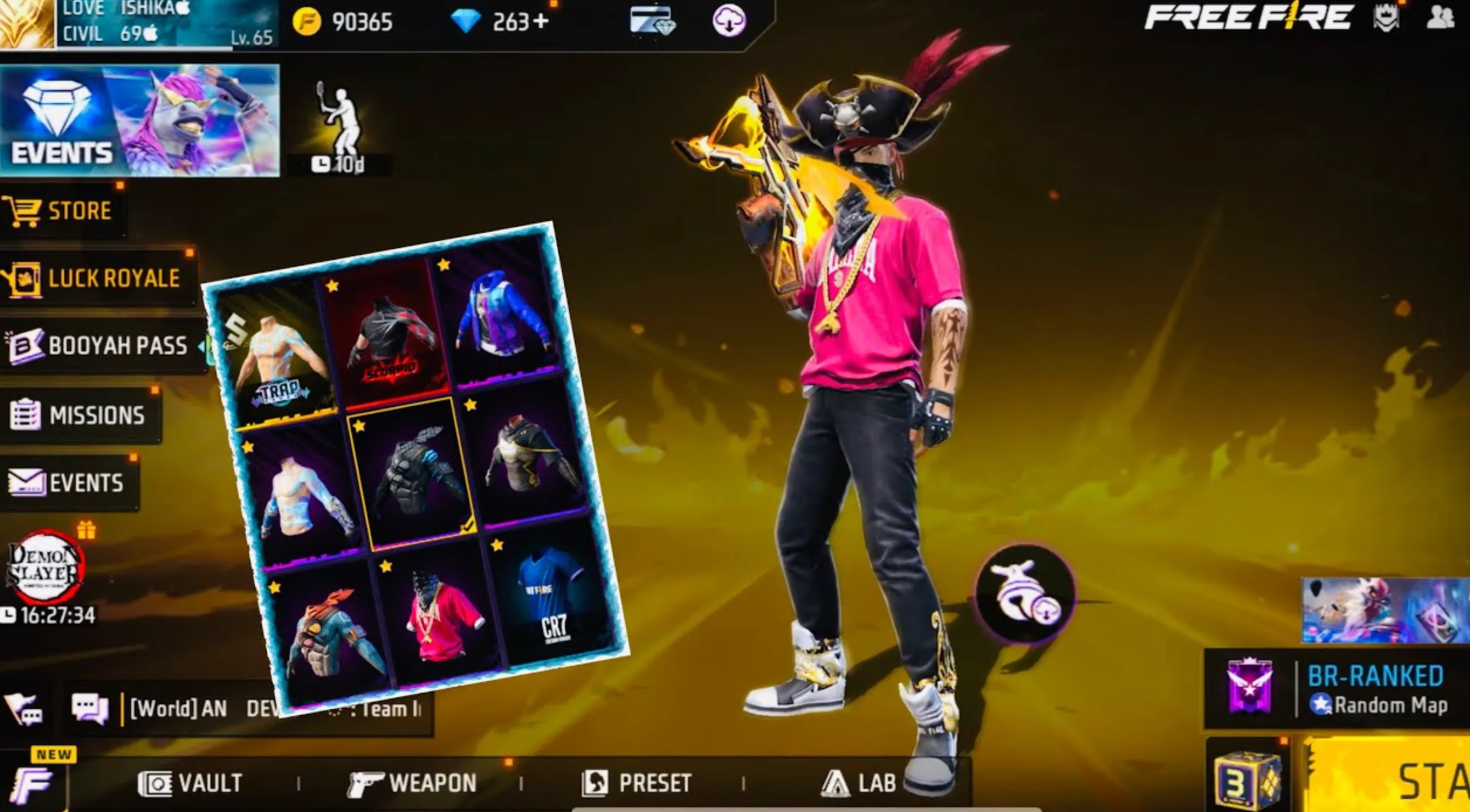 Hiphop Bundle free fire